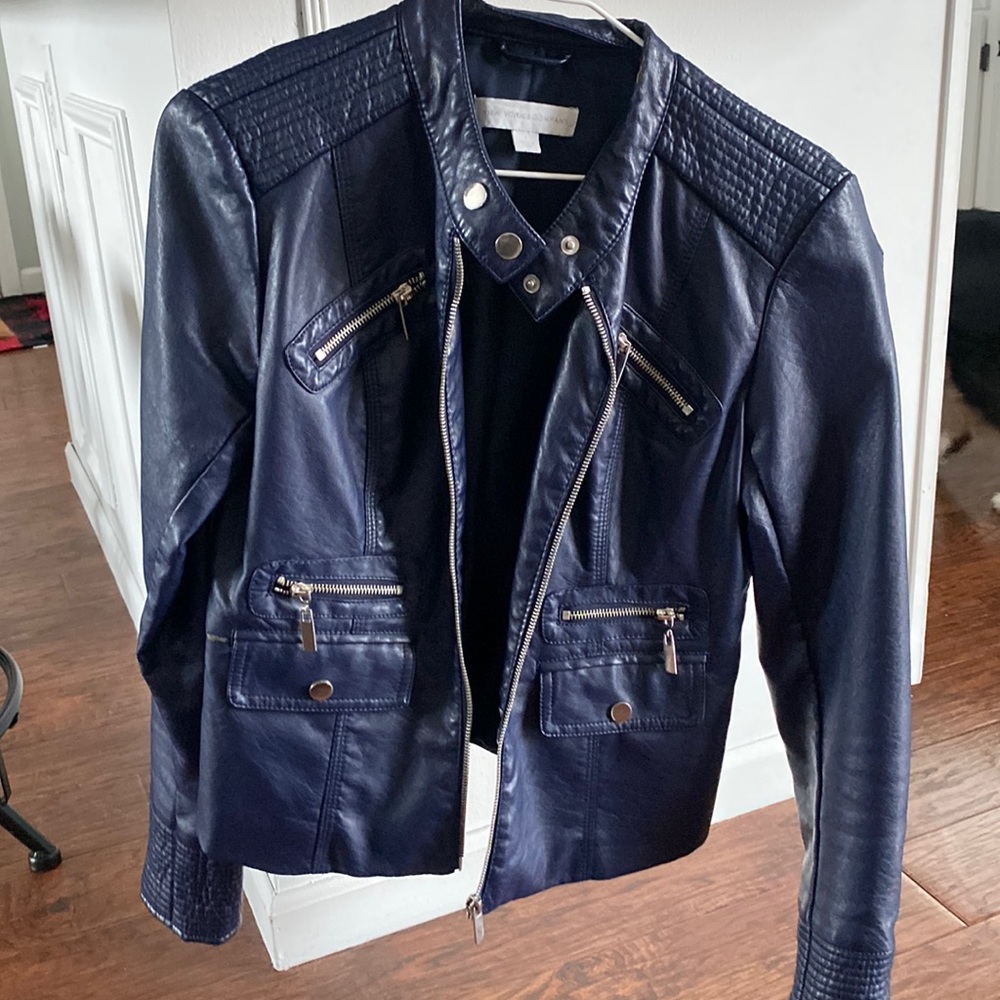 New York & Company Faux Leather Jacket
